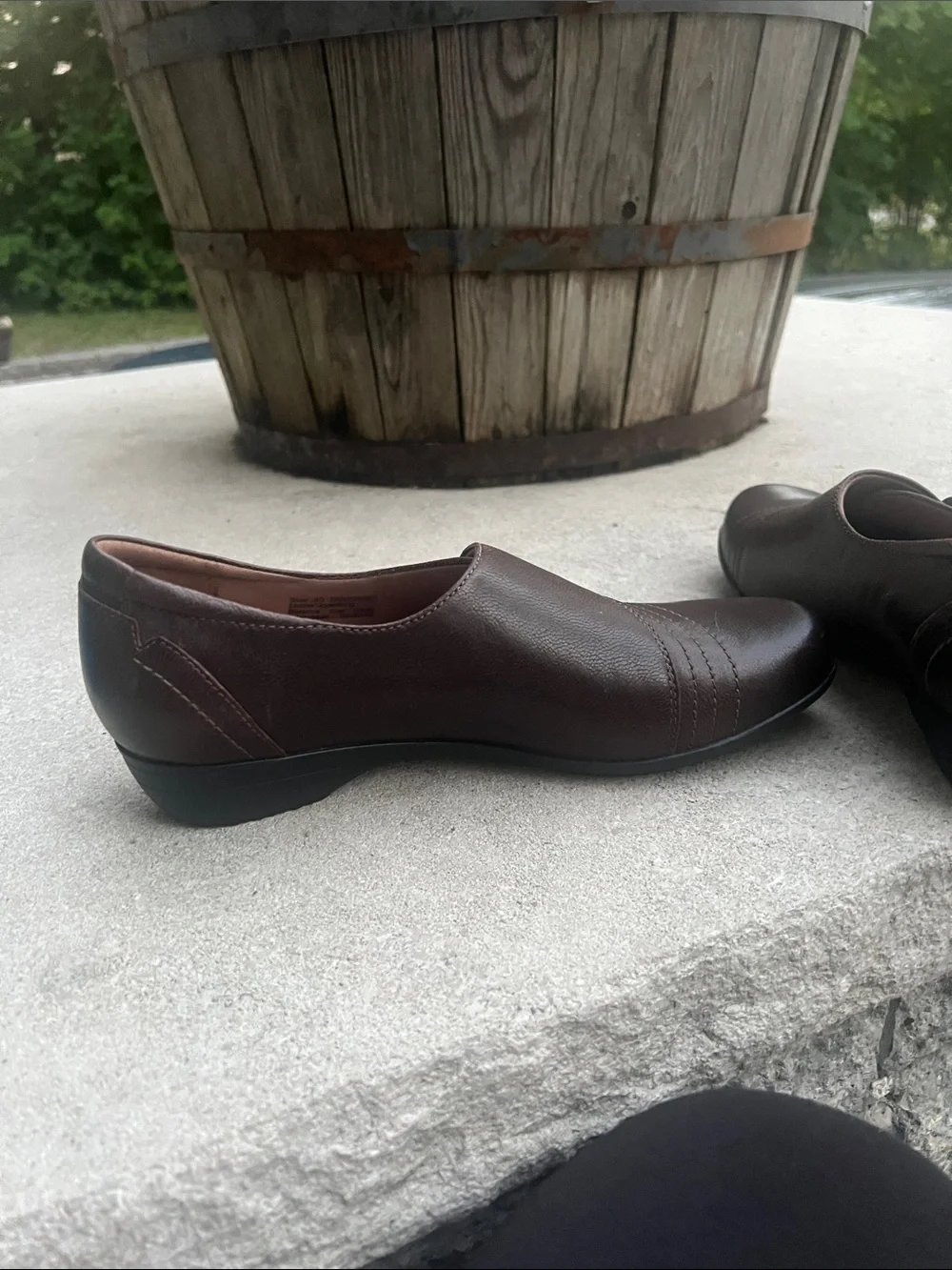 Dansko Franny Leather Comfort Loafers Chocolate Brown Women’s Size 9.5-10 (EU